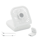 PORTABLE FOLDING OR DESK FAN in White.