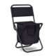 FOLDING 600D CHAIR & COOLER in Black.