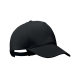 ORGANIC COTTON BASEBALL CAP in Black.