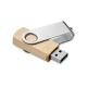 TECHMATE BAMBOO USB 16GB in Brown.