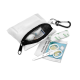 FIRST AID KIT W &  CARABINER in White.