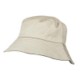 100% WASHED CHINO COTTON BUCKET HAT in Natural.