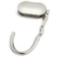 HANDBAG HANGER HOOK in Silver Metal.