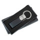 LEATHER EXECUTIVE KEYRING.