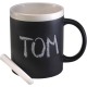 MUG with Chalks in Black & White.