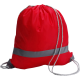 DRAWSTRING BACKPACK RUCKSACK in Red.