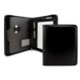 DELUXE LEATHER COMPENDIUM FOLDER with Ipad or Tablet Pocket.