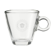 LUGANO COFFEE GLASS 230 ML in Clear Transparent.