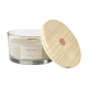 WOOOSH FLAME SCENTED CANDLE FINE OUDH in White.