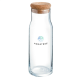 ALGARVE CARAFE 1 L with a Cork Cap in Clear Transparent.