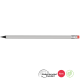 SUPERSAVER GRS RECYCLED PENCIL - SILVER - BLACK with Eraser.