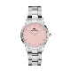 WATCH ICONIC LINK SILVER&PASTEL-PINK D32.