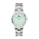 WATCH ICONIC LINK SILVER&PASTEL-GREEN D28.