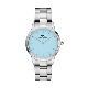 WATCH ICONIC LINK SILVER&PASTEL-BLUE D32.