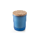 DUVAL AROMATIC SOY CANDLE with Cork Lid 180 G in Blue.