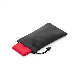 BERNAL RPET SPORTS TOWEL with Non-Woven Pouch in Red.