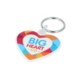 50MM HEART SHAPE KEYRING.