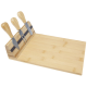 MANCHEG BAMBOO MAGNETIC CHEESE BOARD AND TOOLS in Natural.