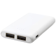 ODYSSEY 5000MAH HIGH DENSITY POWER BANK in White.