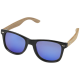 HIRU RPET & WOOD MIRRORED POLARIZED SUNGLASSES in Gift Box in Wood.