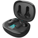 PRIXTON TWS159 ENC AND ANC EARBUDS in Solid Black.