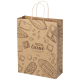 KRAFT 120 G & M2 PAPER BAG with Twisted Handles - Xx Large in Kraft Brown.