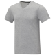 SOMOTO SHORT SLEEVE MENS V-NECK TEE SHIRT in Heather Grey.