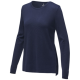 MERRIT WOMENS CREW NECK PULLOVER in Navy.