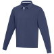 CLYDE UNISEX ORGANIC RUGBY POLO SWEATSHIRT in Navy.