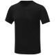 KRATOS SHORT SLEEVE MENS COOL FIT TEE SHIRT in Solid Black.