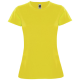 MONTECARLO SHORT SLEEVE WOMENS SPORTS TEE SHIRT in Yellow.