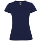 MONTECARLO SHORT SLEEVE WOMENS SPORTS TEE SHIRT in Navy Blue.