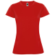 MONTECARLO SHORT SLEEVE WOMENS SPORTS TEE SHIRT in Red.