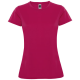 MONTECARLO SHORT SLEEVE WOMENS SPORTS TEE SHIRT in Rossette.