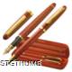 ROSEWOOD WOOD PEN SET in Brown.