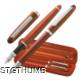 ROSEWOOD WOOD PEN SET in Brown.