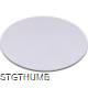 ROUND MOUSEMAT in White.