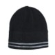 GROVER REFLECTIVE FINE KNITTED HAT with Six Seams at the Top.