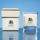 240G CLEAR TRANSPARENT GLASS SCENTED CANDLE in a Lidded Gift Box.