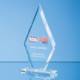 CLEAR TRANSPARENT GLASS LE DIAMOND AWARD in a Gift Box.