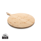 UKIYO BAMBOO ROUND SERVING BOARD in Brown.