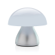 LUMING RCS RECYCLED PLASTIC USB RE-CHARGEABLE TABLE LAMP in Grey.