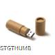 VIKEN CYLINDRICAL USB MEMORY STICK in Recycled Cardboard Card.