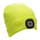 RECHARGEABLE LIGHT BEANIE In Yellow.