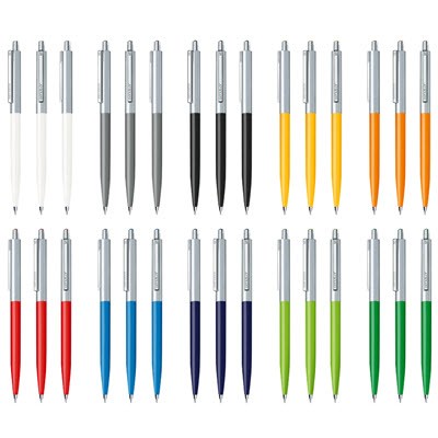 Picture of POINT METAL PUSH BALL PEN.