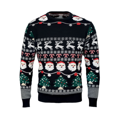 Picture of CHRISTMAS LED SWEATER L_&_XL in Black