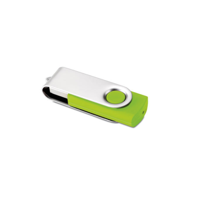 Picture of TECHMATE, USB FLASH 4GB in Green.