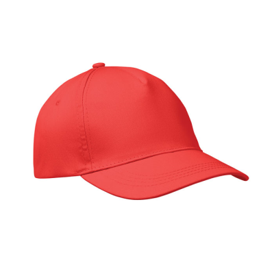 Picture of 5 PANEL BASEBALL CAP in Red