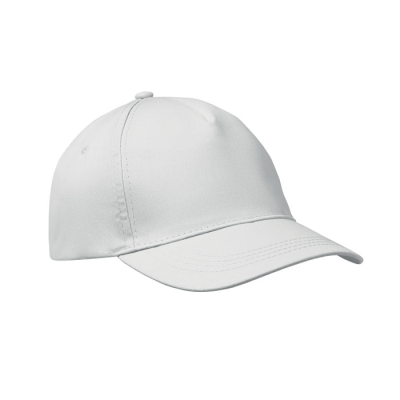 Picture of 5 PANEL BASEBALL CAP in White