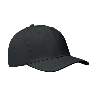 Picture of 6 PANEL BASEBALL CAP in Black.